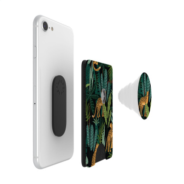 Logotrade profilprodukter bild: PopSockets® PopWallet+ korthållare med PopGrip