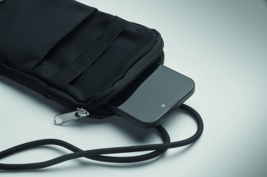 Logotrade reklamprodukter bild: Crossbody-väska för smartphone