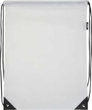 Logotrade reklamprodukter bild: Evergreen icke-vävd väska med dragsko 5 l av återvunnen GRS