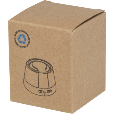 Logotrade kampanjprodukter bild: Horna magnetisk trådlös högtalare på 3 W av återvunnen plast