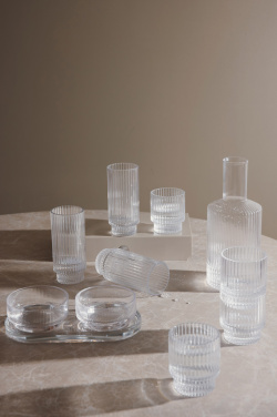 Logotrade presentreklam bild: VINGA York highball glas, 4-pack