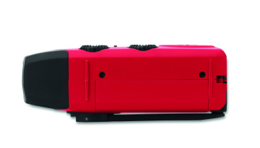 Logotrade reklamprodukter bild: Bärbar radioSOS med LED-ficklampa