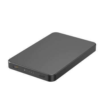Logotrade presentreklam bild: Urban Vitamin Marin 5000mAh magnetisk 15W trådlös powerbank