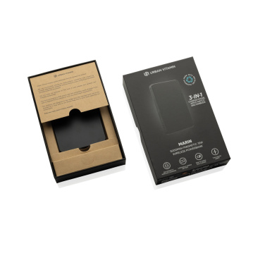 Logotrade presentreklam bild: Urban Vitamin Marin 5000mAh magnetisk 15W trådlös powerbank