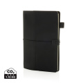 Daily Notes Binder 3-i-1 refill PU anteckningsbok, svart