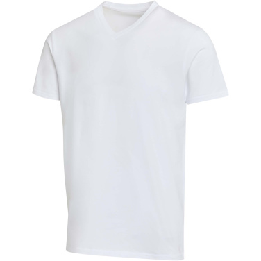 Logotrade presentreklam bild: Balfour kortärmad v-ringad unisex-T-shirt